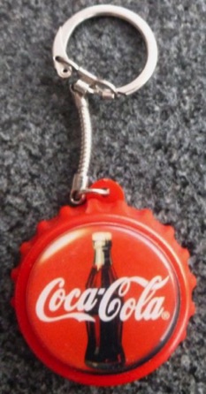 93138-5 € 2,50  coca cola plastic sleutelhanger